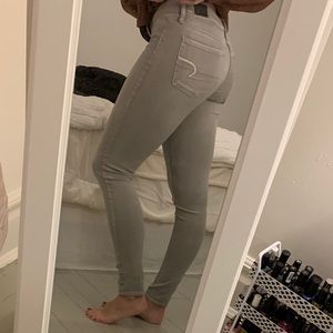 American Eagle Grey Jegging